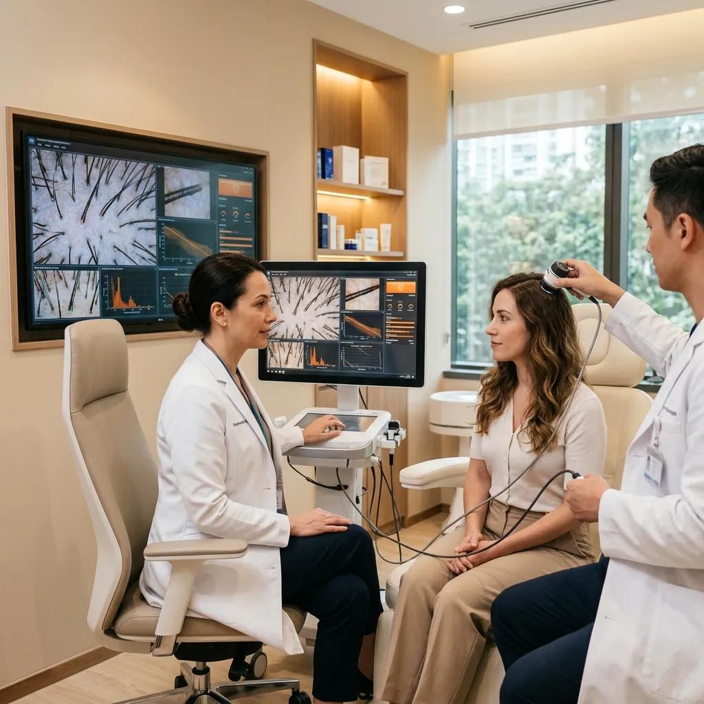 Scalp Trichoscopy Analysis at Redefyne Hair Clinic